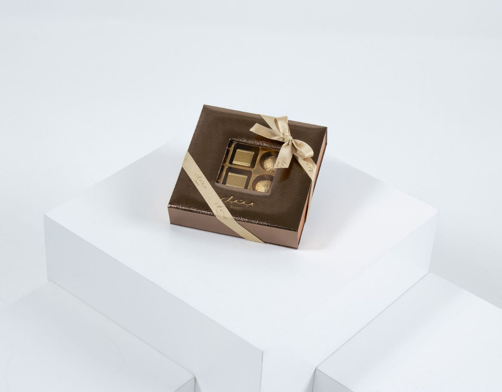 Picture of Golden Chocolate Box from Bateel