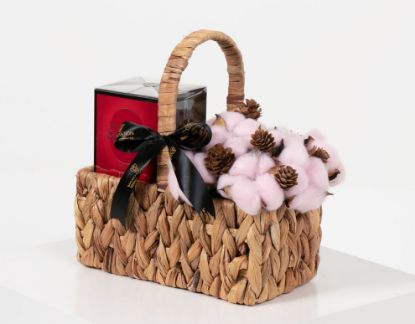 Picture of Pink Cotton Basket 02