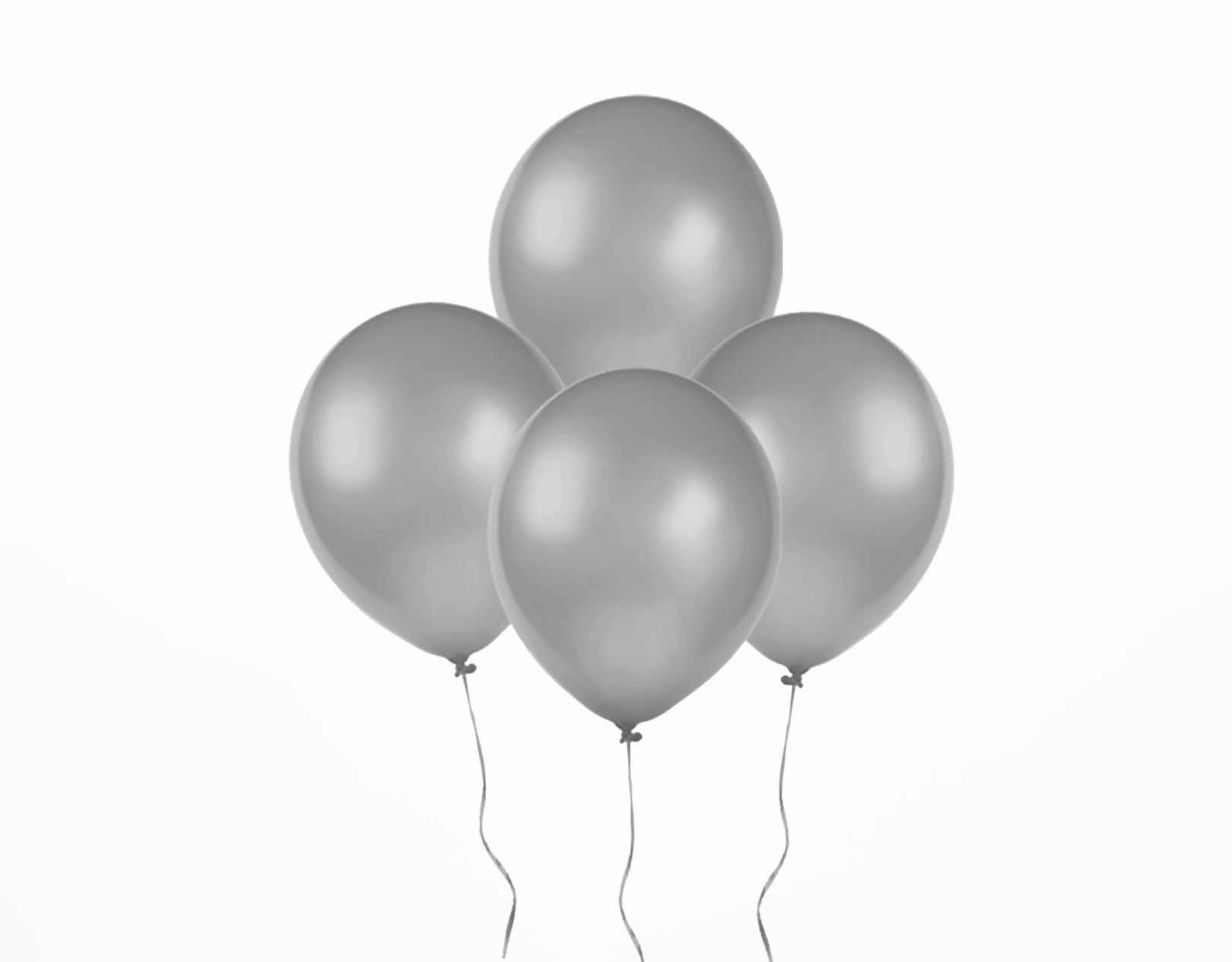 Picture of 4 Silevr Balloons 