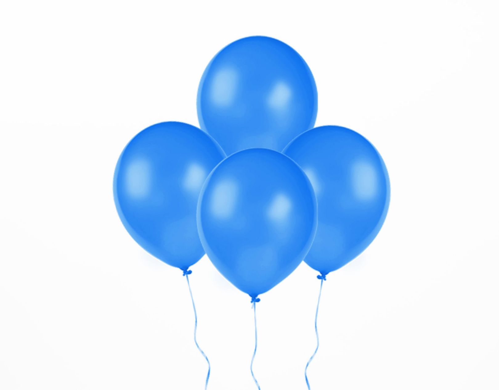 Picture of 4 Dark Blue Balloons